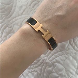Hermès inspired click bracelet